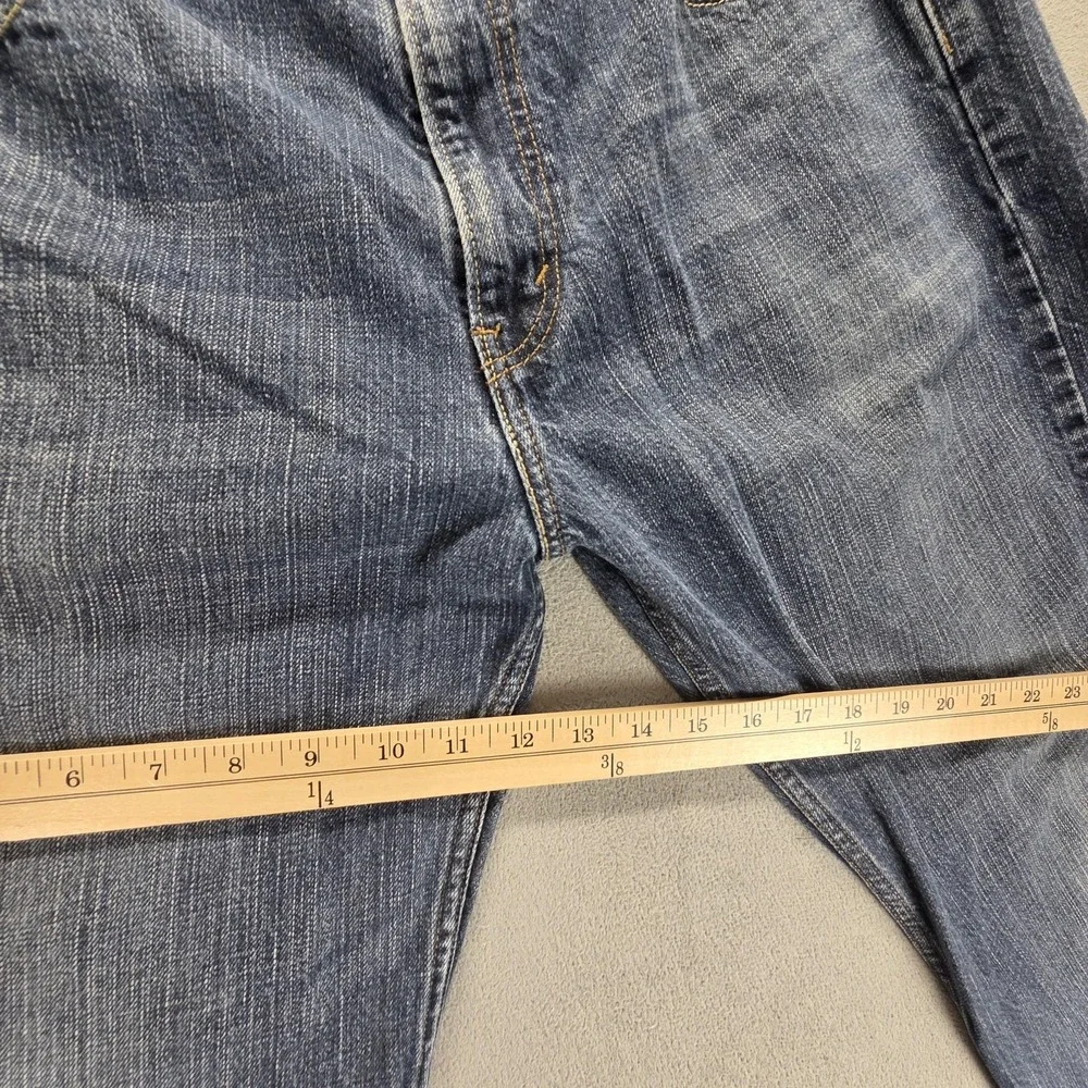 Levis 569 Jeans Mens Blue Medium Wash Loose Straight Zip Fly Relaxed Fits 36x30